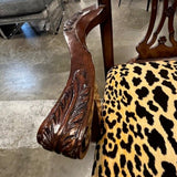 Perigold Leighton Hall Chippendale Chair in Serengeti Camel Fabric 22" x 20"D x 39.5"T