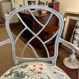 Painted French Chair 24"W x 15"D x 27.5"T