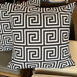 Pair Of Custom Greek Key Pillows 24" x 24"