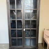Restoration Hardware Industrial Display Cabinet 78"T x 43"W x 17.5"D