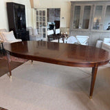 Lilian August Templeton Dining Table With Two Leaves Closed 78"L c 48"D x 30"H / 126"Long with leaves