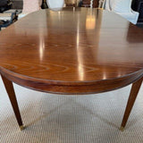 Lilian August Templeton Dining Table With Two Leaves Closed 78"L c 48"D x 30"H / 126"Long with leaves