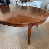 Lilian August Templeton Dining Table With Two Leaves Closed 78"L c 48"D x 30"H / 126"Long with leaves