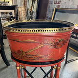 Maitland Smith Chinoiserie Planter 18.5"W x 12.5"D x 28.5"T