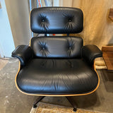 Original Herman Miller Eames Lounge Chair/Ottoman In Cherrywood With Registered Number. 32.75"W x 32.7"D x 31.5"T /Ottoman 26"W x 21.5"D x 17.5"T