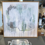 Framed Abstract Giclee 39.5"W x 40"T