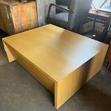 Crate & Barrel Coffee Table w/ Storage Drawers 44"W x 36"D x 16.5"T