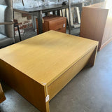 Crate & Barrel Coffee Table w/ Storage Drawers 44"W x 36"D x 16.5"T