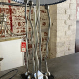 Signed Bronze Lamp, Seckler '05 w/ Custom Shade