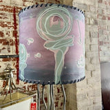 Signed Bronze Lamp, Seckler '05 w/ Custom Shade