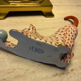 Herend Handcrafted And Painted Fine Porcelain Cat With Ball