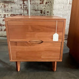 Mid Century Modern Nightstand 20"W x 16"D x 22"T