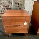 Mid Century Modern Nightstand 20"W x 16"D x 22"T
