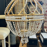 Currey & Company Ingenue Crystal Chandelier 28"H x 14"W