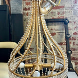 Currey & Company Ingenue Crystal Chandelier 28"H x 14"W