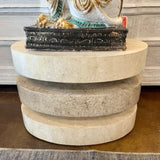 Polished Stone Plinth / Pedestal 16"T 23"W x 16"D