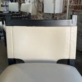 Set Of Three Arteriors Leather Counter Stools 19"W x 19.5"D x 35.5"H