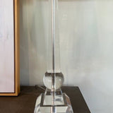 Acrylic Table Lamp 29"To Finial