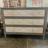 Silver Detailed Chest Of Drawers 48"L x 18"D x 37"T
