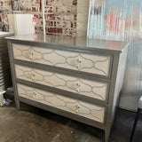 Silver Detailed Chest Of Drawers 48"L x 18"D x 37"T