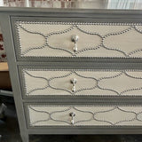 Silver Detailed Chest Of Drawers 48"L x 18"D x 37"T