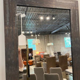 Distressed Metal Framed Mirror 71"T x 22"W