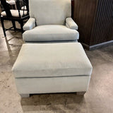 Hickory Club Chair And Ottoman 34"W x 35"D x 35"T. Ottoman 17"T x 30.5"L x 21"D
