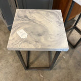 Stone Top Accent Table 15" x 15" x 25"T