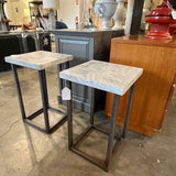 Stone Top Accent Table 15" x 15" x 25"T