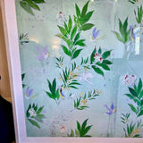 Large Framed Paul Marrot "Doves" 50"H x 61.5"W