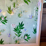 Large Framed Paul Marrot "Doves" 50"H x 61.5"W