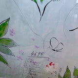 Large Framed Paul Marrot "Doves" 50"H x 61.5"W