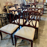 Set Of Four Hooker Charleston Dining Chairs In Cherry Wood 21"W x 25"D x 38.5"H