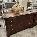 Pair Of Henredon Barbara Barry "Reflections" Nightstands In Mahogany39"W x 31"T x 22"D