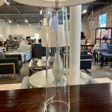 Pair Of Large Robert Abbey Rico Espinet Olinda Glass Lamps 36"T x 19.5" Diam Shade