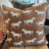 Pair of Schumacher Faubourg House Pillows 22.5 W" X 22.5 W