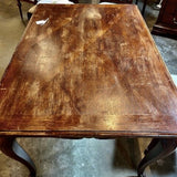 French Expanding Dinning Table with two Leaves 37.5 W X 54.5 D X 30.5" T Closed Expanded 98" L