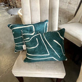 Pair Kelly Wearstler Lumbar Pillows 18" W X 13"T