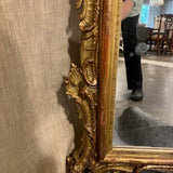 Antique English Carved & Gilded Mirror 41"W x 68"T