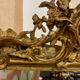 Antique English Carved & Gilded Mirror 41"W x 68"T