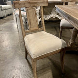 Set Of Four "one damaged" Restoration Hardware Dining Chairs 18"W x 20"D x 35"T
