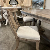 Set Of Four "one damaged" Restoration Hardware Dining Chairs 18"W x 20"D x 35"T