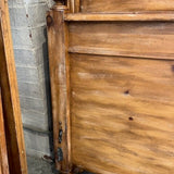 Antique Swedish Bed In Pine Queen 87.5"L x 65"W x 63" T To very top design