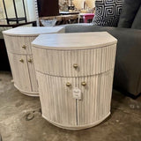 Pair Of CB2 Cameo Nightstands 20"W x 17"D x 24"T