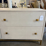CB2 Four Drawer Shagreen Dresser 58"L x 20"D x 25.5"T