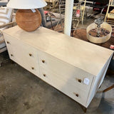 CB2 Four Drawer Shagreen Dresser 58"L x 20"D x 25.5"T