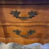 Pair of Vintage Prince Howard Marble Top Nightstands / End Tables 22"W x 26"D x 21.5"T