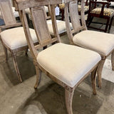 Set Of Four "one damaged" Restoration Hardware Dining Chairs 18"W x 20"D x 35"T