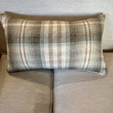 Pair Of NEW Custom Lumbar Pillows In Mulberry Home "Nevis" Fabric 19" x 12"