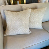 Pair Of NEW Custom Down Filled Pillows 21" x 21"